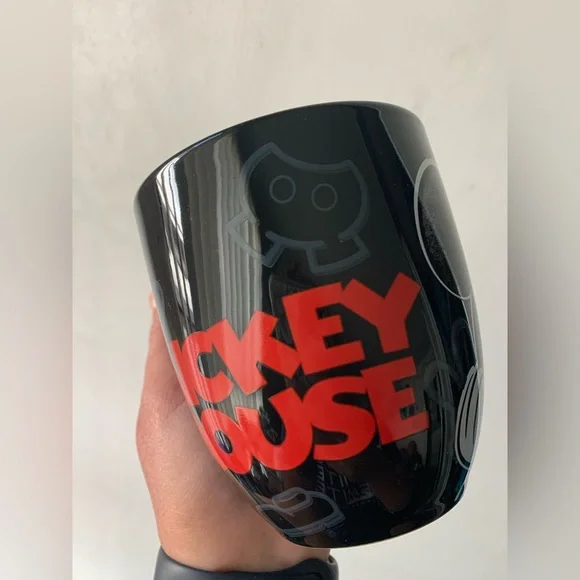 Mickey Mouse Black and Red Mug - Picture 3 of 9